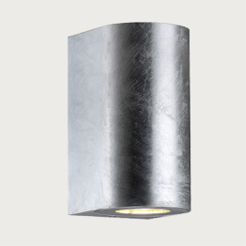 Canto Maxi 2 Wall Light Galvanized